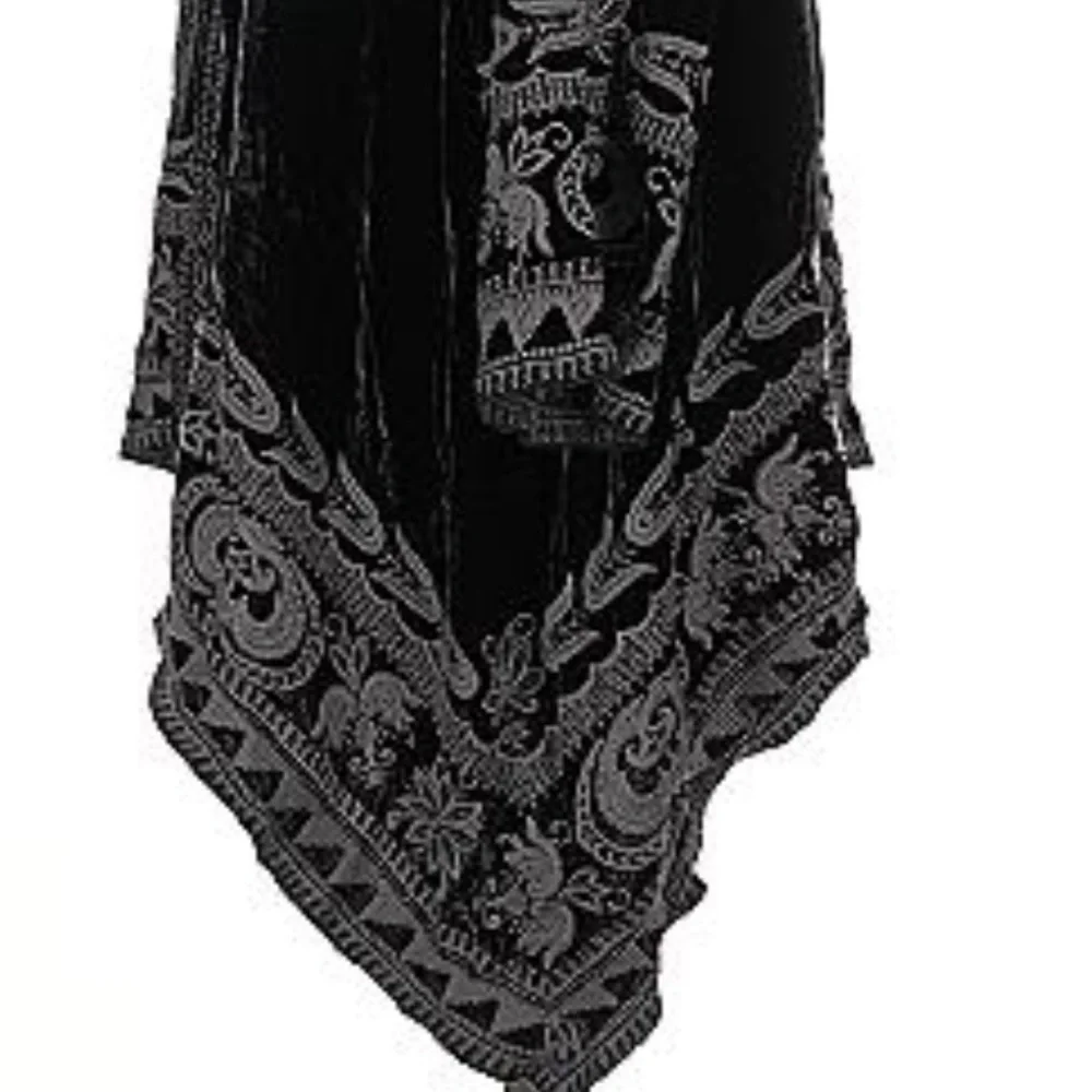 Johnny Was Hirsch heavily embroidered velvet jacket NWT